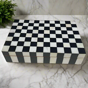 Best Artisan Handmade Crafted Bone Inlay Jewellery <b>Box</b> Wooden <b>Keepsake</b> Organizer with Elegant Floral Inlay Design at low prices - Product Image 1