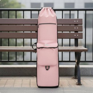 <b>Large</b> Polyester Fashion Yoga <b>Mat</b> & Pilates Bag with Adjustable Carry Strap Portable Design Bottle Pocket and Wet Compartment - Product Image 5