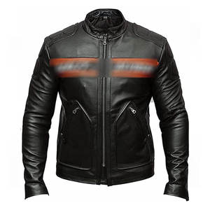 Chaqueta de Cuero para Motocicleta de Calidad Profesional para Hombre, Chaqueta de Motociclista con Logotipo Personalizado, Equipo de Motociclismo a Bajo Precio, Ropa de Carreras de Motos - Product Image 1