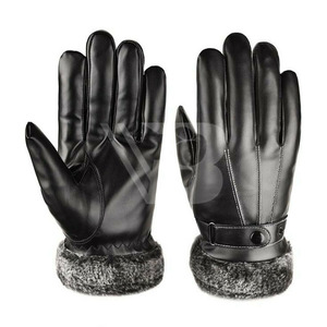 Women's Vintage Winter Leather <b>Gloves</b>-<b>Touchscreen</b> & Eco-Friendly for Travel & Sports Made in Pakistan - Product Image 6
