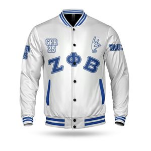 Chaqueta Bomber de Invierno Zeta Phi Beta con Patrón de Letras, con Capucha e Impermeable - Lista de los Mejores Resultados de Búsqueda - Product Image 1