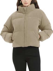 Women's Lightweight <b>Packable</b> Hooded Winter Quilted Puffer <b>Jacket</b> Detachable Sleeves Hat Zipper Closure Waterproof - Product Image 2