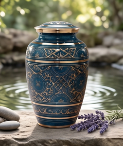 Urna para Adultos de Último Diseño, Recién Llegada, de Exportador Indio, Urnas de Cremación de Metal de Primera Calidad, Urnas Conmemorativas Elegantes para Cenizas - Product Image 5