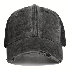 Summer Quick Drying Baseball Cap Breathable <b>Mesh</b> Lightweight Adjustable Unisex 6 Panel Outdoor Sports All Seasons Sun Protection - Product Image 4