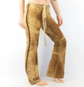 Pantalon en daim pour femme, cuir souple de qualité supérieure, coupe décontractée, taille haute, pantalon tendance, vente en gros, fabricant OEM sur mesure - Product Image 5