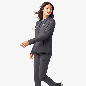 Chaquetas de Invierno al por Mayor con Diseño Personalizado 2026, Chaquetas de Trabajo para Mujer, Corte Ajustado, Largas, con Múltiples Bolsillos y Cuello Redondo - Product Image 2