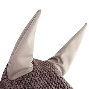 Voiles anti-mouches et bonnets d'oreilles en néoprène personnalisables pour l'équitation, avec couleur et logo sur mesure, vente en gros - Product Image 3