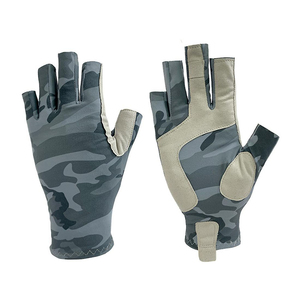 OEM Manufacturer Fishing <b>Gloves</b> for Outdoor Sports with UV Resistant Fabric Non Slip Palm and Custom Branding Bulk Orders - Product Image 5