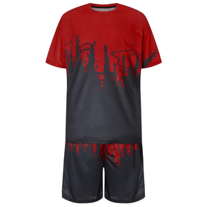 Conjunto de Dos Piezas Tejido Transpirable para Hombre, Estilo Veraniego, Nuevo, Ecológico, Cómodo y Elegante, Servicio OEM para Uso Casual - Product Image 2