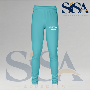 Pantalones de Lona Deportivos Personalizados Aqua de Corte Regular con Frente Plano, Cintura Elástica, Transpirables y Ligeros, Tallas XS-3XL - Product Image 2