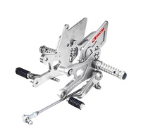 Kit de repose-pieds réglable en aluminium CNC RS-1 Racing pour Yamaha R15 V3 / V4