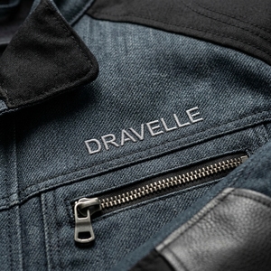 Blouson de moto en jean bleu délavé avec empiècements en cuir, style motard, vêtement d'extérieur tactique, streetwear décontracté pour homme, vintage - Product Image 6