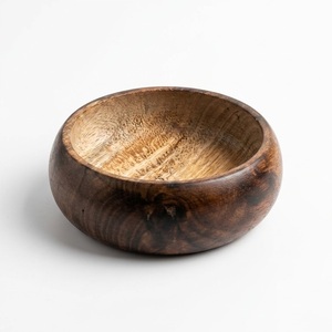 Bougie en bol de pâte rustique en bois, vente en gros d'usine, cire de soja naturelle écologique, multi-mèches, pour table de ferme - Product Image 6