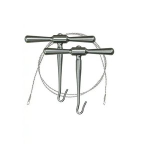 Premium Gigli Saw Wire Forensic Autopsy <b>Bone</b> Cutting <b>Surgical</b> <b>Instrument</b> Stainless Steel Reusable Tool - Product Image 6