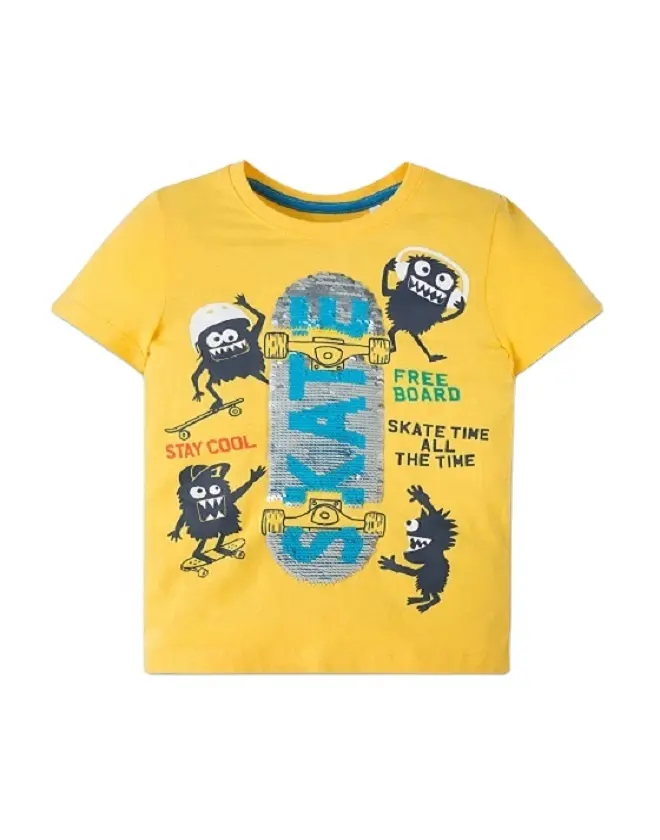 Factory Verkoop Kinderen Kleding Zomer Kinderen Shirt Korte Mouwen Brief Afdrukken Jongens T-shirt Casual Hoeveelheid Baby Katoen