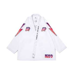 Customized Albino Preto BJJ <strong>Gi</strong> Custom Jiu Jitsu Kimono 450GSM Pearl Weave Lightweight Grappling Training Uniform - Product Image 1