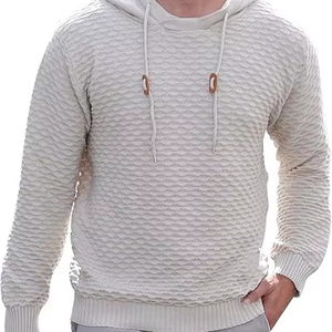 Custom Winter Hoodies Hidden Pockets High Quality Wholesale Outdoor Drop Shoulder 300 Grams Polyester/Cotton Fleece <b>Pullover</b> - Product Image 4