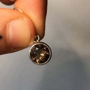 Pendientes de Cuarzo Ahumado Facetado, Plata de Ley 925, Hechos a Mano, Piedra Oscura, Joyería de Gemas, Regalo para Mujer - Product Image 4