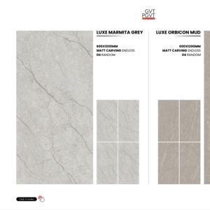 Azulejo de Porcelana Arquitectónico Mate Tallado 60x120cm 600x1200mm 24x48 Formato Grande Premium para Suelos y Paredes Interiores y Exteriores - Product Image 1