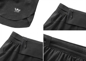 Lightweight Multi-Pocket Running Shorts With Elastic Drawstring Waist For Teens And Adults - Product Image 5