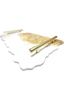 Bandeja de Servir de Resina Hecha a Mano de Primera Calidad, Forma y Tamaño Personalizados, Pieza Única a Excelente Precio - Product Image 4