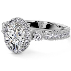 Bague de Fiançailles et de Promesse Solitaire en Moissanite Taille Ovale, en Argent Sterling 925 Plaqué Or 18K, Sertie de Griffes, Luxe, pour Femme - Product Image 3