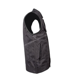 Chaleco de Pana para Motocicleta de Invierno para Hombre, Personalizado, al por Mayor, Cuello en V, Casual, con un Solo Botón, Bolsillo, Secado Rápido, Ecológico y Transpirable - Product Image 4