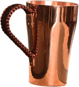 Pure Copper Moscow Mule Mug Handmade Hammered Copper Mug with Handle Copper Drinking Mug for Cocktail Beer Coffee Custom Logo - Product Image 5