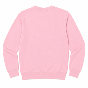 Sweat-shirt col rond uni en polyester/coton écologique pour femme, automne/hiver, avec motif de lettres vertes sur le devant, design chenille - Product Image 5