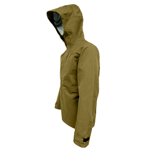 Chaqueta Cortavientos con Capucha para Hombre, Color Sólido, Logotipo Personalizado, Estampado Frontal, Ropa Casual para Exteriores, Ropa de Invierno, Corte Regular - Product Image 3