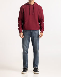 Sudadera con Capucha Completa para Hombre de Calidad Superior, de Algodón Grueso y Forro Polar, Impermeable, con Pedrería, Talla Grande, Venta al por Mayor - Product Image 4