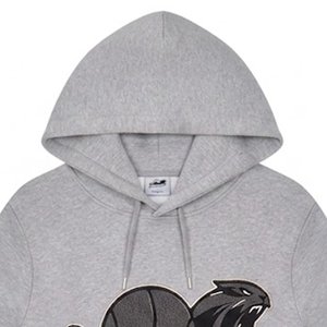 Ensemble survêtement homme gris panthère : sweat à capuche et short – Tenue décontractée streetwear 2 pièces, ensemble de sport jogging, personnalisable avec logo OEM, idéal pour la gym - Product Image 6