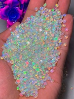 Opale d'Éthiopie naturelle cabochon : Pierres précieuses Welo Fire, 3-6 mm