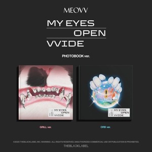 อัลบั้ม EP ชุดที่ 1 ของ MEOVV ชื่อ 'MY EYES OPEN VVIDE' (รุ่นโฟโต้บุ๊ค) อัลบั้มซีดีเคป๊อปเกาหลีอย่างเป็นทางการ - Product Image 2