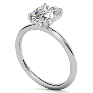 Igi Certified Lab Grown Diamond Engagement <b>Ring</b> Custom 10k 14k 18k Round Cut Lab Created Made Diamond <b>Ring</b> For Women Wear - Product Image 3