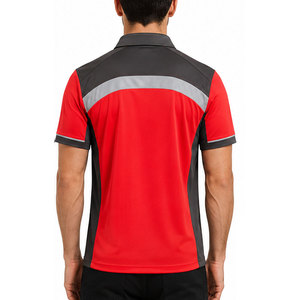 เสื้อโปโลสำหรับผู้ชาย เสื้อคอปกแขนสั้นผ้าเนื้อนุ่มสวมใส่สบายเหมาะสำหรับธุรกิจชุดทำงาน - Product Image 4