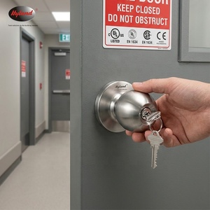 Perilla de ajuste compatible con dispositivo de salida de emergencia, ANSI Grado <span class=keywords><strong>2</strong></span>, HYLAND OEM 037, cerradura de manija exterior, perilla de bloqueo de un lado. - Product Image 6