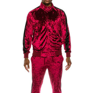 Survêtement en velours respirant pour homme grande taille, vêtements de sport d'hiver pour la course et l'entraînement - Product Image 1