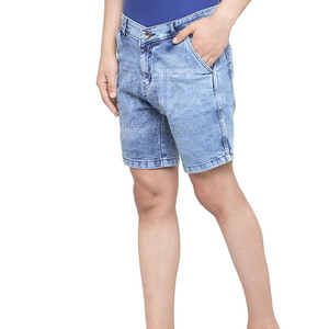 Shorts en jean légers et respirants pour hommes adultes, style unique, vente en gros - Product Image 4