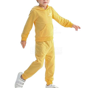 Chándal para niños de alta calidad, transpirable y cómodo, con lavado ácido, hecho en Pakistán, 100% algodón, de color sólido. - Product Image 2