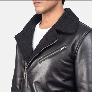 Custom <b>Men's</b> Eco-Friendly Windproof Leather <b>Jacket</b> Winter Faux Fur Lined Brown <b>Suede</b> Coat OEM ODM Wholesale - Product Image 4