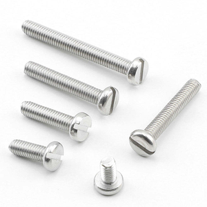 Tornillo Autorroscante de Cabeza Ranurada Premium, Acero Inoxidable, Zincado, Clase 4.8 6.8, Fijación Metálica Duradera para Chapa Metálica - Product Image 1