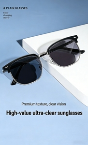 Retro Classic Eyewear Fashion 2026 Classic Unisex Square UV400 Shades <b>Sunglasses</b> - Product Image 2