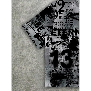 Men's Graphic <b>Y2K</b> <b>Shirt</b> Casual Short Sleeve Round Neck Regular Fit Summer Baggy T-<b>Shirts</b> - Product Image 4