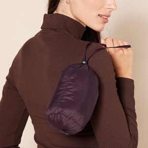 Chaqueta Acolchada Ligera de Punto para Mujer, Transpirable, Resistente al Agua, con Cierre, para Invierno, Cortavientos, con Capucha - Product Image 5