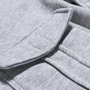 Survêtement Homme Slim Fit de Qualité Supérieure Hiver Uni Écologique Extensible Quadridirectionnel Polaire Joggers Décontracté Extérieur à Capuche avec Fermeture Boutonnée - Product Image 5