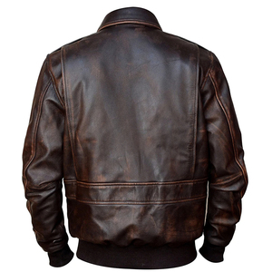<b>Men's</b> Motorcycle <b>Leather</b> <b>Jacket</b> Large Size Pocket Black Zipper Lapel Slim Fit Spring Autumn High Quality Waterproof Windproof - Product Image 5