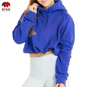 Haut court à capuche anti-rides de haute qualité pour femme, couleur personnalisée élégante, grandes tailles, services OEM et ODM disponibles - Product Image 1