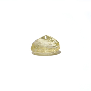 Handcrafted 5.45 Carat Oval Cut Yellow Sapphire Loose Gemstone for Fine Jewelry - Product Image 3