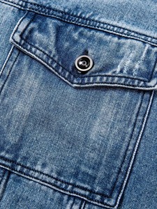 Hot Selling Men's Distressed <b>Denim</b> Jacket With Letter Print Casual Button Front Washed Cotton <b>Coat</b> Autumn Style Regular Fit - Product Image 6